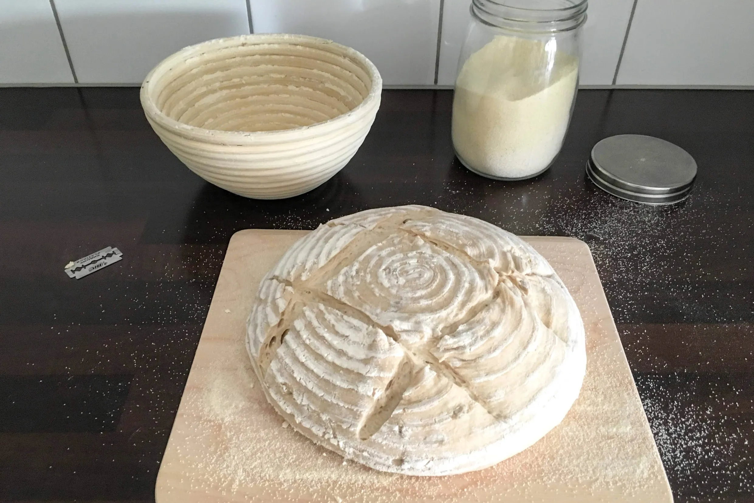Brot am Brotschieber