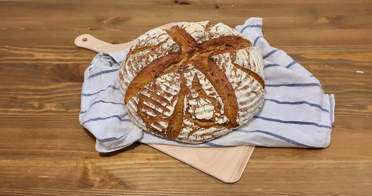 Kartoffelbrot mit Sauerteig