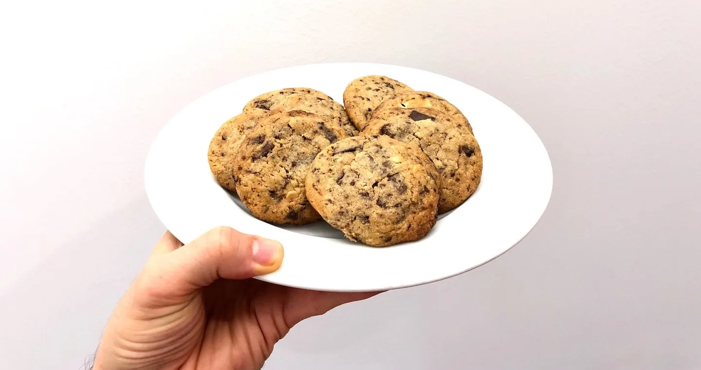 Perfekte Triple Chocolate Cookies