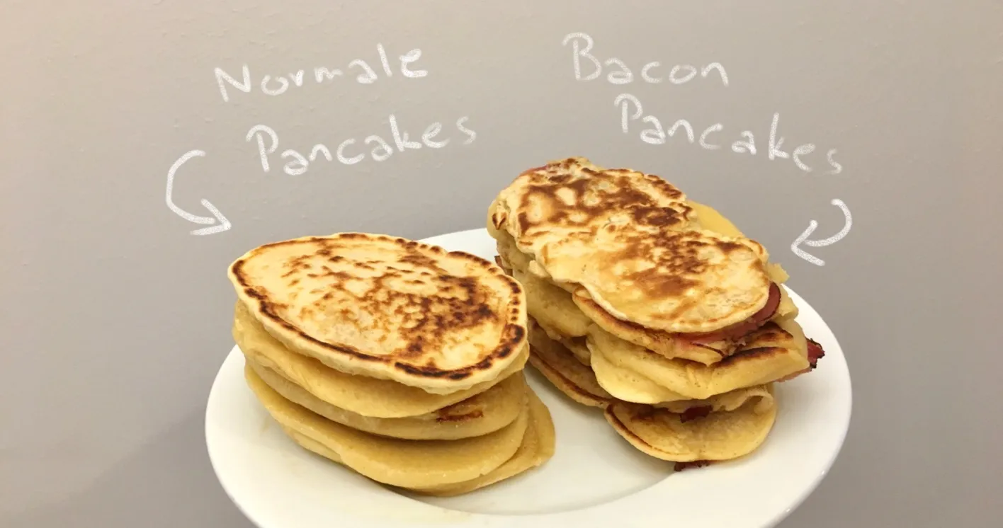 American Bacon Pancakes